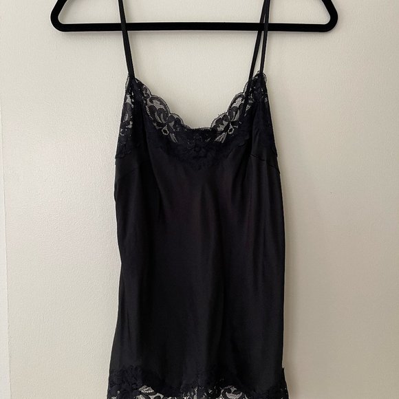 Gold Hawk Silk Camisole with Lace in Lime Sherbet main image 0